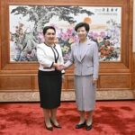 CHINA-BEIJING-SHEN YIQIN-UZBEKISTAN-PRESIDENTA-REUNION