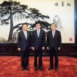 CHINA-BEIJING-WANG HUNING-DELEGACION DE LA COALICION GOBERNANTE DE JAPON-REUNION