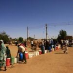 SUDAN-CIUDAD DE OMDURMAN-ESCASEZ DE AGUA