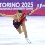 ITALIA-TURIN-FISU-TURIN 2025-PATINAJE ARTISTICO-INDIVIDUALES FEMENINOS-PROGRAMA CORTO