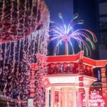 FILIPINAS-MANILA-CEREMONIA DE ENCENDIDO-ARBOL DE LA PROSPERIDAD