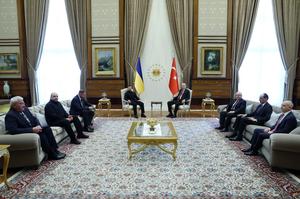 TURQUIA-ANKARA-PRESIDENTE TURCO-PRESIDENTE UCRANIANO-REUNION
