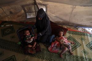 MEDIO ORIENTE-CIUDAD DE GAZA-PERSONAS DESPLAZADAS