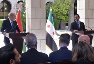 SIRIA-DAMASCO-MINISTRO DE ASUNTOS EXTERIORES-JORDANIA-MINISTRO DE RELACIONES EXTERIORES-CONFERENCIA DE PRENSA