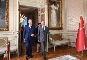 BELGICA-BRUSELAS-WANG YI-PRIMER MINISTRO DE BELGICA-REUNION