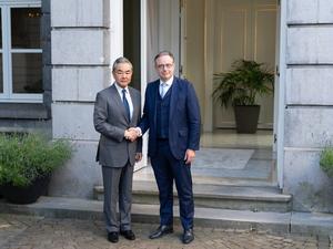 BELGICA-BRUSELAS-WANG YI-PRIMER MINISTRO DE BELGICA-REUNION