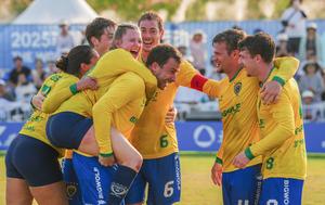 CHINA-CHENGDU-JUEGOS MUNDIALES 2025-FISTBALL-PARTIDO POR LA MEDALLA DE ORO MASCULINA-BRASIL VS ALEMANIA