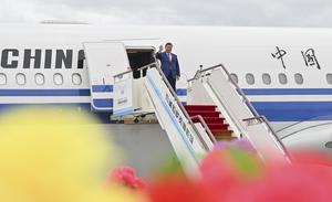 CHINA-XIZANG-LHASA-ANIVERSARIO DE FUNDACION-XI JINPING-LLEGADA
