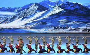 CHINA-XIZANG-LHASA-ANIVERSARIO DE FUNDACION-GALA