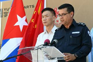 CUBA-GUANAJAY-CHINA-TRANSPORTE PUBLICO-COOPERACION