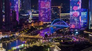 CHINA-TIANJIN-OCS-AMBIENTE DE LA CIUDAD