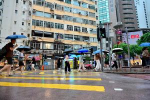 CHINA-HONG KONG-ADVERTENCIA DE TORMENTA