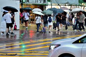 CHINA-HONG KONG-ADVERTENCIA DE TORMENTA