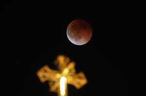 MEDIO ORIENTE-CISJORDANIA-ECLIPSE LUNAR