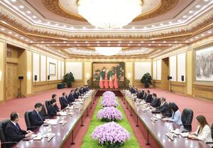CHINA-BEIJING-XI JINPING-PRIMER MINISTRO PORTUGUES-REUNION