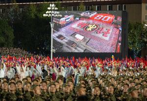 RPDC-PYONGYANG-PTC-80° ANIVERSARIO-DESFILE MILITAR