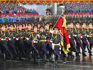 RPDC-PYONGYANG-PTC-80° ANIVERSARIO-DESFILE MILITAR