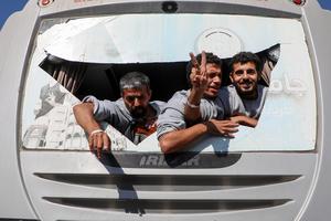 MEDIO ORIENTE-GAZA-PRESOS LIBERADOS
