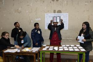 BOLIVIA-LA PAZ-ELECCIONES PRESIDENCIALES