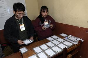 BOLIVIA-LA PAZ-ELECCIONES PRESIDENCIALES