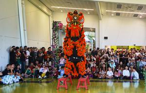 NUEVA ZELANDA-CHRISTCHURCH-CONCURSO DE LA DANZA DEL LEON