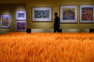 CHINA-BEIJING-MUSEO NACIONAL-AGRICULTORES-PINTURA-EXPOSICION