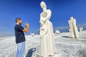 EGIPTO-NUEVA ALAMEIN-SIMPOSIO DE ESCULTURA-ESCULTURAS