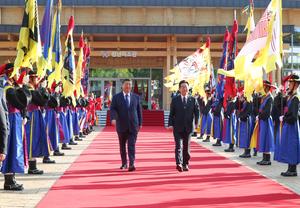 REPUBLICA DE COREA-GYEONGJU-CHINA-XI JINPING-LEE JAE-MYUNG-CONVERSACIONES