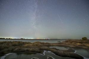 CHINA-HEILONGJIANG-OTOÑO-LUCES DE ESTRELLAS