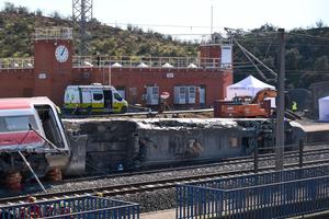 ESPAÑA-CORDOBA-ACCIDENTE DE TREN-SECUELAS