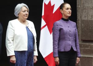 MEXICO-CIUDAD DE MEXICO-CANADA-SHEINBAUM-SIMON-VISITA