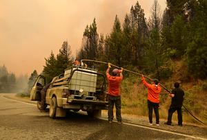 ARGENTINA-CHUBUT-INCENDIOS-SERIE
