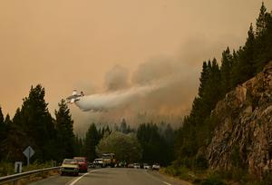 ARGENTINA-CHUBUT-INCENDIOS-SERIE
