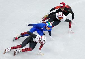 ITALIA-MILAN-JUEGOS OLIMPICOS DE INVIERNO-PATINAJE DE VELOCIDAD EN PISTA CORTA-500 M MASCULINOS-CUARTOS DE FINAL