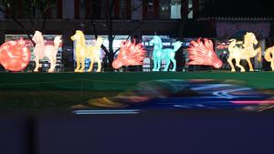 SINGAPUR-AÑO NUEVO CHINO-DECORACIONES-ENCENDIDO