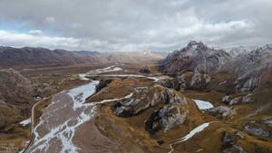 CHINA-QINGHAI-YUSHU-VISTAS INVERNALES