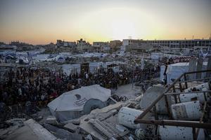 MEDIO ORIENTE-GAZA-JABALIA-PALESTINOS-IFTAR