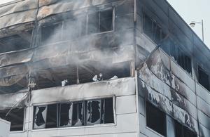 REPUBLICA DE COREA-DAEJEON-FABRICA DE AUTOPARTES-INCENDIO-SECUELAS