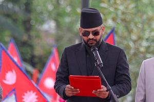 NEPAL-KATMANDU-NUEVO PRIMER MINISTRO-TOMA DE POSESION