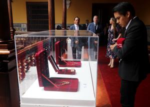 PERU-LIMA-BIENES CULTURALES REPATRIADOS