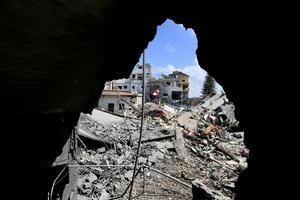 LIBANO-ZRARIYEH-ATAQUE AEREO