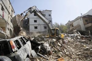 LIBANO-BEIRUT-ATAQUE AEREO-SECUELA