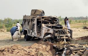 PAKISTAN-BANNU-INSTALACION POLICIAL-ATAQUE SUICIDA-SECUELAS