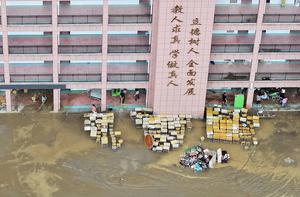 CHINA-HUNAN-CHANGDE-LLUVIAS TORRENCIALES-SECUELAS