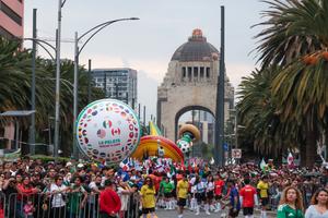 MEXICO-CIUDAD DE MEXICO-FUTBOL-COPA MUNDIAL DE LA FIFA 2026-DESFILE