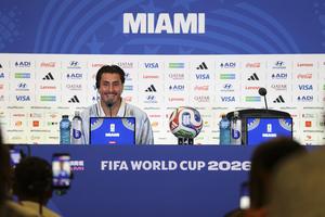EEUU-MIAMI-FUTBOL-COPA MUNDIAL DE LA FIFA 2026-CONFERENCIA DE PRENSA-URUGUAY