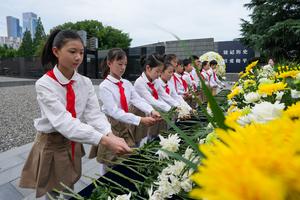 CHINA-JIANGSU-NANJING-89 ANIVERSARIO-GUERRA DE RESISTENCIA CONTRA LA AGRESION JAPONESA