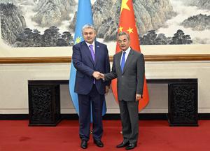 CHINA-BEIJING-WANG YI-KAZAJISTAN-MINISTRO DE RELACIONES EXTERIORES-CONVERSACIONES