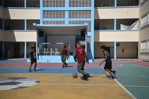 VENEZUELA-CARACAS-TERREMOTOS-CAMPAMENTO TRANSITORIO