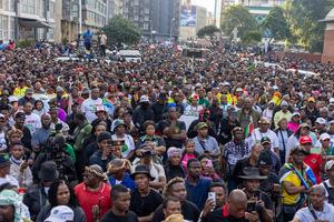 SUDAFRICA-DURBAN-PROTESTA CONTRA LA INMIGRACION